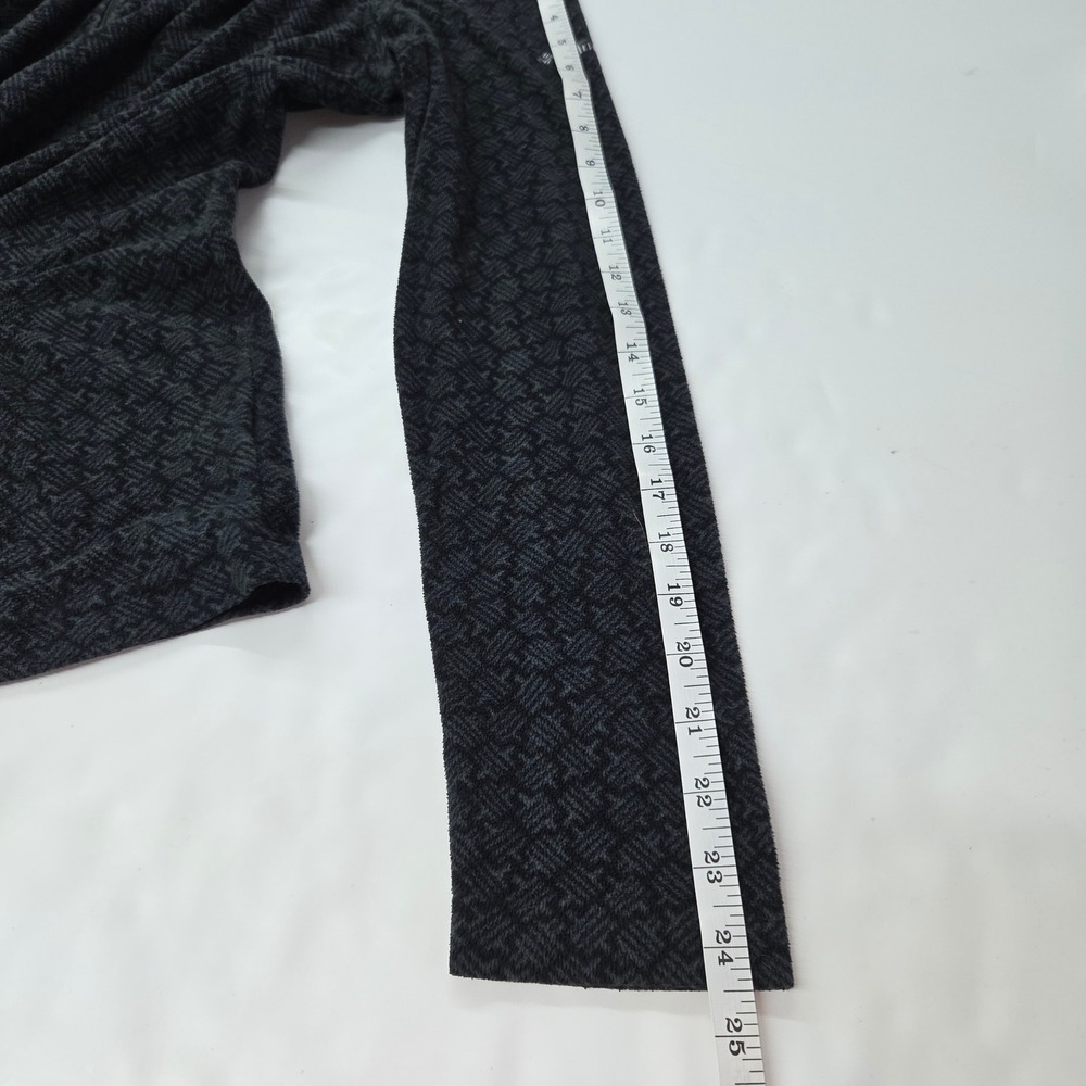 Columbia Fleece Pullover Womens L Black Grey Geometric 1/4 Zip XL6047 - Picture 4 of 10